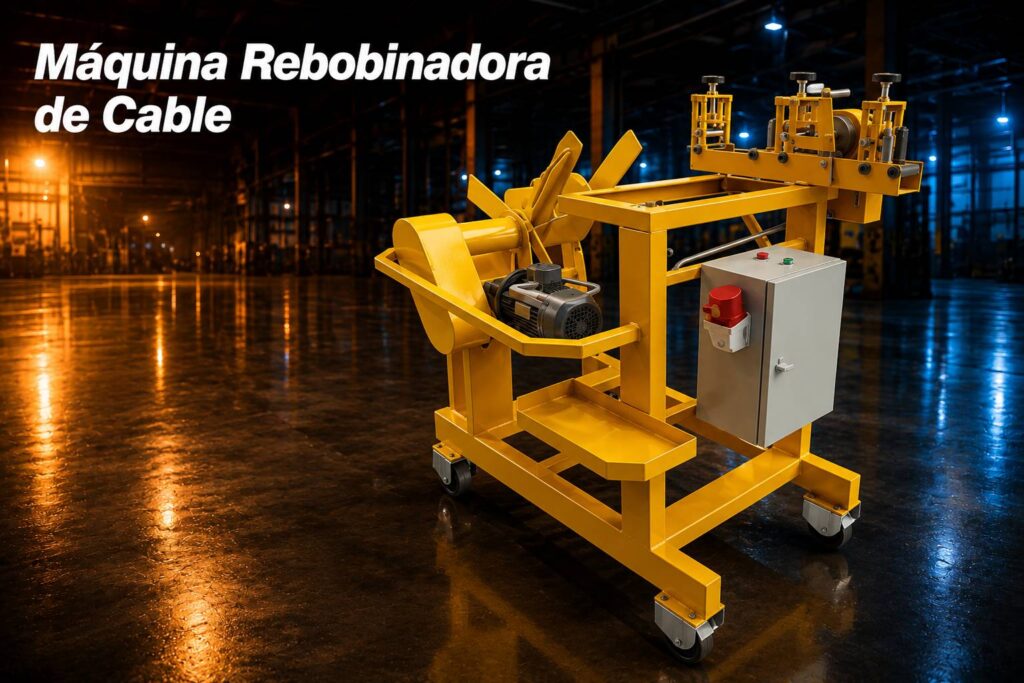 Máquina Rebobinadora de Cable